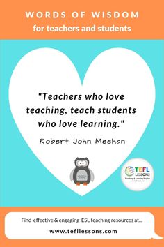 Posters for the ESL Classroom | TEFL Resources | Teaching English Quotes Teaching Posters, English Teaching