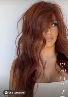 Long Bob Hair Colors, Red Hair Green Eyes Tan Skin, Auburn Hair For Tan Skin, Auburn Hair Tanned Skin, Red Violet Copper Hair, Ash Copper Hair Color, Redish Copper Hair, Auburn Copper Hair On Latinas, Copper Toned Hair Brown