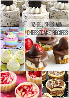 12 delicious mini cheesecake recipes