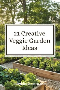 Explore 21 inspiring vegetable garden design ideas with creative planting styles and useful gardening tips that will help you start growing food at home, featuring edible flowers and stylish layouts. Garden Designs, Grow Your Own Food, Edible Flowers, Perfect Style, Raised Beds