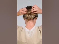 EASIEST LOW MESSY BUN! - YouTube Haircut Ideas For Round Face, Feminine Hairstyle, Low Messy Bun, Straight Haircuts, Low Messy Buns, Messy Bun For Short Hair, Cool Hair Ideas, Feminine Hairstyles, My Hair Styles