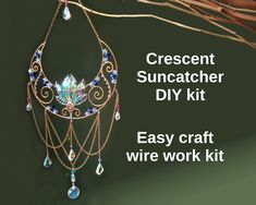 the crescent suncather diy kit is easy to make with wire work