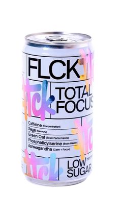 a can of soda with the words flickr on it's side and an image of