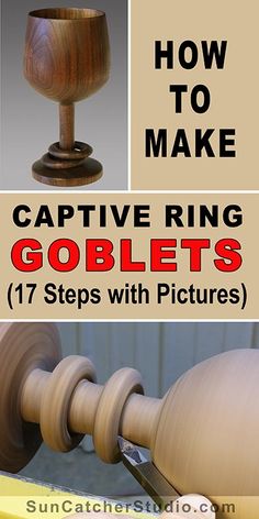 an image of how to make captive ring goblets