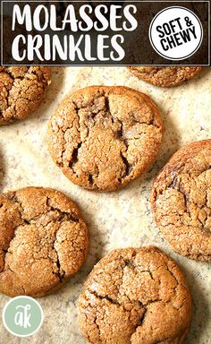 These molasses crinkles, an award-winning recipe from my cousin Kristina, are one of favorites for the holidays. Sugar crusted, soft and chewy, the texture is ideal, and the flavor, spiced with all of the warmth of cinnamon and cloves, is exceptional. #molasses #crinkles #christmas #holiday #baking Christmas Trays, Healthy Foods To Make, Christmas Food Treats, Cinnamon Candy, Lost 100 Pounds, Vegetable Side