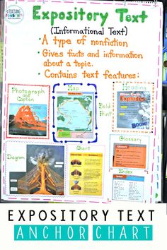 an expo poster with information about the environment and text on it, including descriptions for each part