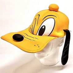 VTG Pluto Hat Baseball Cap 90s Mickey Walt Disney World Long Brim Floppy Ears  | eBay Mickey Mouse Baseball Cap, One Size Fits Most, Disney Adjustable Baseball Cap, Adjustable Disney Baseball Cap, Adjustable Mickey Mouse Fun Hat, Fun Mickey Mouse Themed Hat One Size Fits Most, Disney Adjustable Cap, Fun Mickey Mouse Hat, Adjustable Disney Cap, Hat Model