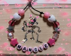 Fnaf Bracelet Ideas, Fnaf Bracelet, Fnaf Crafts, Pony Bead Bracelets