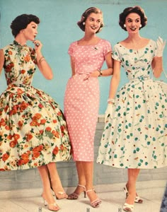 50s And 60s Fashion, 50s Womens Fashion, 50s Women, 50s Fashion Dresses