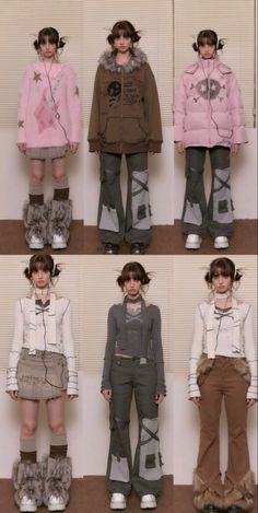 2000s Japanese Fashion, Cosplay Kawaii, Downtown Outfits, Harajuku Outfits, 가을 패션, Winter Clothes, Harajuku Fashion, 2000s Fashion, Character Outfits