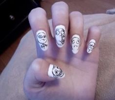 Face Nails, Troll Face, My Friend