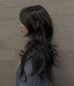 Long Hair Wispy Layers, Wispy Long Hair, Bangs Wispy, Haircut Bangs, 2000s Hair, Hair Perm, 2023 Hair