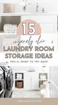 Laundry Room Storage Ideas Storage Ideas For Laundry Room, Laundry Room Storage Cabinet Ideas, Laundry Organization Ideas Storage, Laundry Room Cabinet Organization, Laundry Room Organization Shelves, Cute Laundry Room, Laundry Room Storage Cabinet, Compact Laundry Room