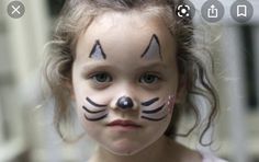 Childrens Face Paint Ideas, Cat Face Paint Easy, Kids Face Painting Easy, Cat Face Painting, Cat Face Paint, Face Painting Ideas For Kids, Face Paint Easy, Pumpkin Face Paint, Kitty Face Paint