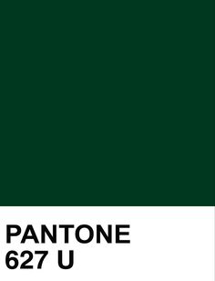 the pantone color is green and white