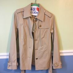 New With Tags. Comes With A Gold Buckled Belt. It’s A Really Lovely Sand Color Tory Burch Trench Coat, Sand Color, Belt Buckles, Tory Burch, Trench Coat, Jackets & Coats, Size 2, Jackets For Women, Tags