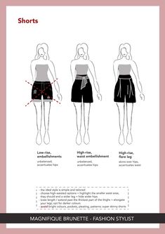 Find Your Body Shape & How to Dress Them (Ultimate Guide) + Pear Shape - Part 1 - Magnifique Brunette Preppy Outfits Pear Shape, Pear Body Shape Shorts, Find Your Body Shape, Triangle Body Shape Fashion, Sewing Artwork, Rectangle Body Shape Outfits, A Line Skirt Outfits