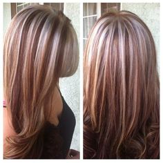 The new web for people who love hair! Hair Color Auburn, Red Highlights, Hair Color Highlights, Hair Color And Cut, New Hair Colors, Great Hair, Blonde Hair Color, Hair Skin, Blonde Highlights