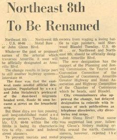 an old newspaper article about north east 8th to be reanned, with the caption