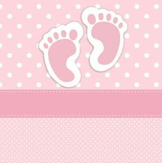 Shabby Chic Wallpaper, Shabby Chic Painting, Its A Girl Announcement, Shabby Chic Nursery, Shabby Chic Dining, Baby Footprint, Chic Nursery