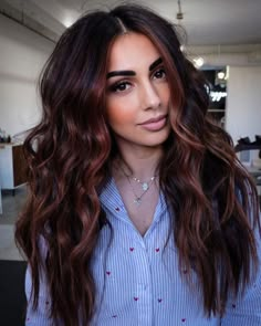 Balayage Ideas, Red Balayage, Hair 2022, Brunette Hair With Highlights, Hair Balayage, Balayage Brunette, Hair Color And Cut, Red Hair Color