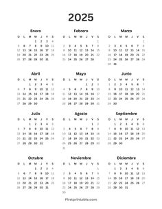 a calendar with spanish numbers for the year 2012 and 2013 on it, in black and white