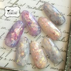 Japanese Nail Design, Opal Nails, Asian Nails, Japanese Nail, Beauty Nails Design, Japanese Nail Art, Japanese Nails, Kawaii Nails, Nails Desing