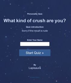 What kind of crush are you? Aesthetic Test, Crush Quiz, Online Crush, Buzzerilla Viral, Buzz Quiz, Crush Test, Crush Aesthetic, Crush Quizzes, Funny Crush