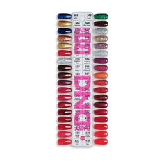 DND Duo Color Swatches – Single – 2016 – DND Gel USA Dnd Color Swatches, Dnd Fall Nail Colors, Paint Color Swatches, Nail Tip Designs, Band Nails, Dnd Gel Polish, Nail Drills, Blue Polish, Mood Changes