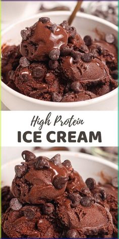 Rich and creamy, this homemade protein ice cream tastes so delicious that it will feel like eating real ice cream. But healthy, low calorie (200 calorie) and so good for you! This recipe is quick and simple. It comes together in a blender in under 10 minutes, with just 4 basic ingredients. No need for freezing, ice cream makers or fancy equipment. Protein Ice Cream Without Ninja Creami, Low Calorie Protein Ice Cream, Diy Protein Ice Cream, Protein Ice Cream Kitchenaid, Protein Powder Ice Cream Recipes, Dash Ice Cream Maker Recipes Healthy, Protein Ice Cream Cuisinart, Homemade Protein Ice Cream, Protein Ice Cream Blender