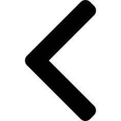 a black arrow symbol on a white background