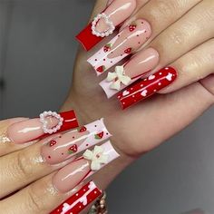 " Click here to view more Fofosbeauty Press On Nails at lower price! Fofosbeauty--Festive Nail Art to Wear This Christmas! Press on nails 24 Pieces set 12 different sizes. Acrylic nails art accessories design 24 pcs set full nail design fake nail tips with free nail glue sticker sheet and mini nail file. These tools can help you wear fake nails better, and the operation is easy and convenient for everyone. Get into the holiday spirit with our exclusive Christmas-themed nail wraps! Perfect for adding a touch of sparkle to your festive outfits. From classic colors to whimsical winter designs, our nail wraps make celebrating easy and stylish. In only 1 minutes, you can get the same glitter effect instead of paying half an hour for the expensive nail salon manicure. Features:  Artificial Fake Baddie Nails, Nagel Tips, Easy Nails, Unique Acrylic Nails, Long Square Acrylic Nails, Pink Acrylic Nails, Square Acrylic Nails, Nails Coffin, Nail Arts