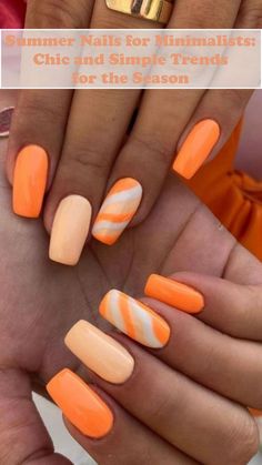 For those of us drawn to the art of understatement, minimalist nails serve as a chic testament to the beauty of simplicity. With clean lines and a delicate aesthetic, we can nod to the season’s exuberance without overwhelming our look. For more information, visit our website. Orange Creamsicle Nails, Creamsicle Nails, Nail Art Orange, Bright Orange Nails, Summer Nails Neon, Nails With Fire, Neon Prom Dress, Pumpkin Spice Nails, Neon Orange Nails