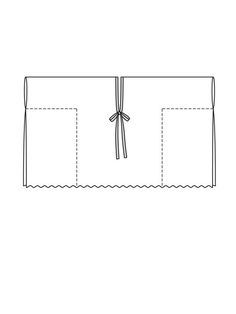 an empty box with a ribbon tied around the top and bottom, on a white background