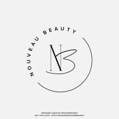 the logo for an upscale beauty brand is shown in black and white, with a circular shape