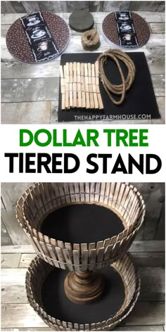 diy tier tray Stove Covers, Dollar Tree Farmhouse, Craft To Make, Farmhouse Tiered Tray, Dollar Store Diy Projects, Tiered Tray Diy, Diy Dollar Tree Decor, Dollar Tree Decor