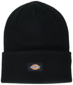 PRICES MAY VARY. Tall fit; cuffed Dyed-to-Match woven logo label Beanie Men, Cool Beanies, Mens Beanie Hats, Mens Cuff, Beanie Black, Cuffed Beanie, Mens Beanie, Black Beanie, Logo Label