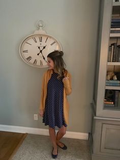 Teacher outfit for spring #justpostedblog #ShopStyle #shopthelook #MyShopStyle #OOTD #LooksChallenge #ContributingEditor #Lifestyle Dot Dress Outfit, Polka Dot Dress Outfit, Teacher Attire, Winter Teacher Outfits, Teacher Outfits Elementary, Cute Teacher Outfits, Spring Teacher Outfits, Summer Teacher Outfits, Outfit For Spring