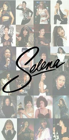 an advertisement for seleen's hair and makeup products, with many pictures of the same