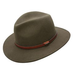 Jackeroo Crushable Wool Hat | Conner Hats Summer Hat Style, Fashion Over The Decades, Brown Leather Hat, Kids Cowboy Hats, Adventure Hat, Outback Hat, Men Bodies, Mens Hats Fashion, Fedora Hat Men