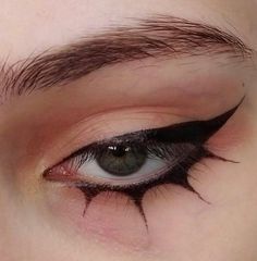 Teknik Makeup, Halloweenský Makeup, Eyeliner Designs, Emo Makeup, Makijaż Smokey Eye