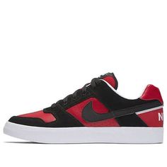 Nike Delta Force Vulc SB 'Bred' 942237-006 (SNKR/Skate/Low Top) Nike Delta Force, Delta Force, Stylish Sneakers, Nike Sb, Perfect Pair, Low Top, Your Perfect, Force, Black And Red