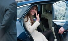 the duke and princess of cambridge wave from their car