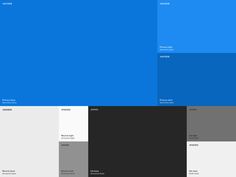 the color scheme is blue, gray and black