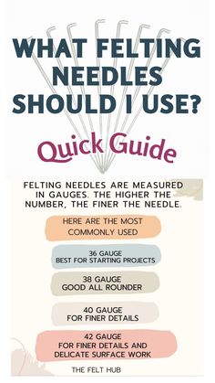 what filing needles should i use? quick guide for needle guides, including needle tips and needle threads