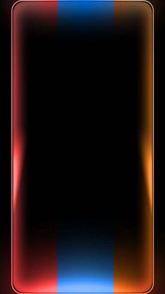 an image of a red and blue rectangle on a black background that is very colorful