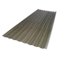 an aluminum roofing sheet on a white background