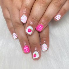 Fruit Print Nails for Kids 3 Cute Nail Ideas For Kids, Kids Nail Art Designs, Kids Manicure, Cute Nail Ideas, Girls Nail Designs