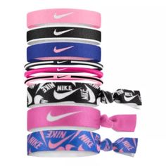 Nwt 9 Assorted Colors & Patterns 15% Off 2 Items Or More Nike Headbands, Softball Hairstyles, Mesh Backpack, Athletic Headbands, Nike Hat, Japan Woman, Sports Headbands, Nike Accessories, Nike Boy