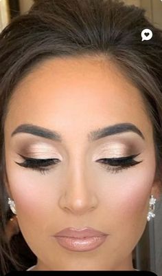 Country Wedding Makeup Brown Eyes, Make Up Mother Of The Bride Makeup, Glam Bridal Makeup Brunette, Braidsmaids Makeup, Hazel Eye Makeup Wedding, Full Face Wedding Makeup, Best Wedding Makeup For Brown Eyes, Makeup Mother Of Bride, Daytime Wedding Makeup